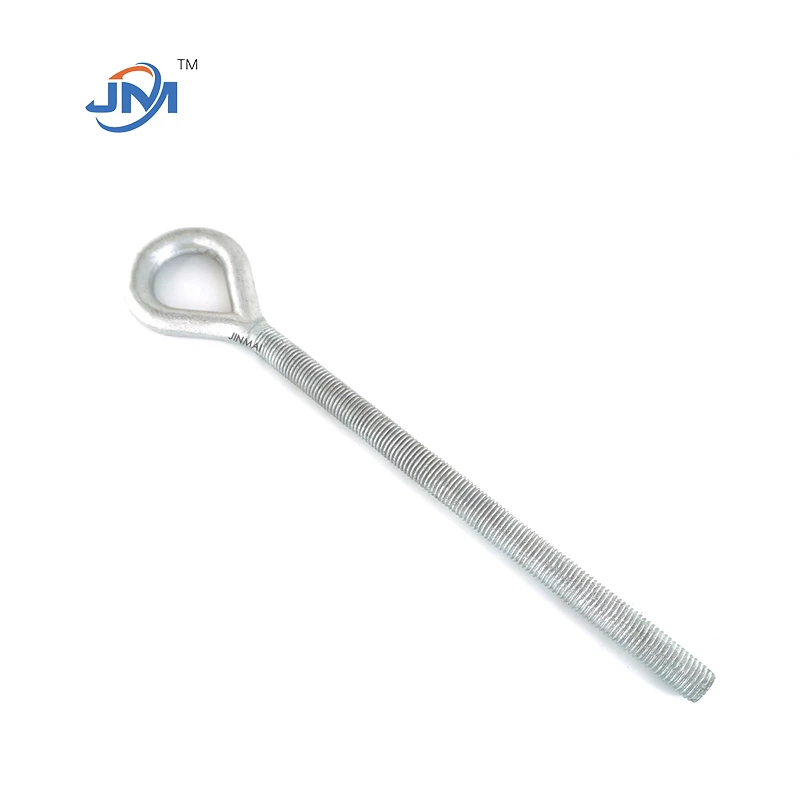 Bu lông mắt hình bầu dục mạ kẽm nhúng-được rèn nóng
