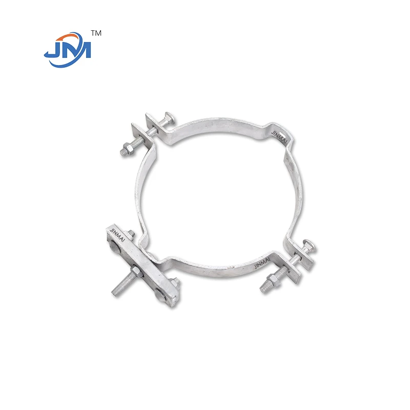 Hot Dip Galvanized Pole Band Mounting Clamp