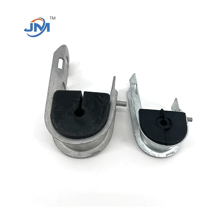 Kẹp treo móc J mạ kẽm nhúng nóng-Kẹp treo cáp ADSS cho kẹp cực